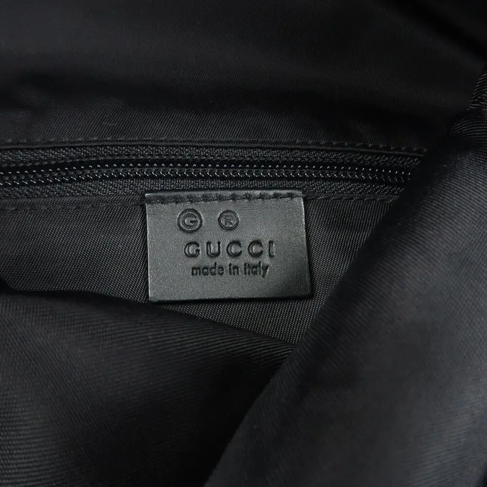 Gucci Sherry Canvas Backpack Black